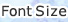 Font Size