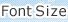 Font Size