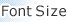 Font Size