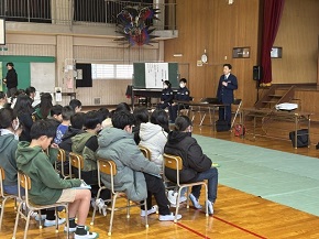 薬物乱用防止教室の様子
